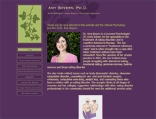 Tablet Screenshot of amyboyers.com